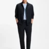 Relaxed-fit overshirt in performance seersucker