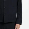 Relaxed-fit overshirt in performance seersucker