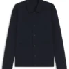 Relaxed-fit overshirt in performance seersucker