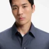 Relaxed-fit overshirt in washable virgin wool Relaxed-fit overshirt in washable virgin wool