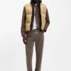 Relaxed-fit padded vest with logo badge Relaxed-fit padded vest with logo badge