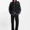 Relaxed-fit padded vest with logo badge
