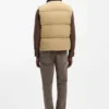 Relaxed-fit padded vest with logo badge Relaxed-fit padded vest with logo badge
