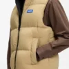 Relaxed-fit padded vest with logo badge Relaxed-fit padded vest with logo badge