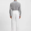 Relaxed-fit pants in cotton twill