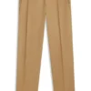 Relaxed-fit pants in cotton twill