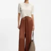 Relaxed-fit pants in satin Relaxed-fit pants in satin