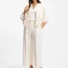 Relaxed-fit pants with pleat front