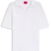 Relaxed-fit polo in breathable cotton