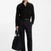 Relaxed-fit shirt in cotton corduroy
