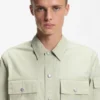 Relaxed-fit shirt in cotton ripstop
