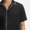 Relaxed-fit shirt in cotton seersucker