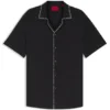 Relaxed-fit shirt in cotton seersucker