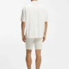 Relaxed-fit shirt in floral-embroidered cotton