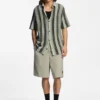 Relaxed-fit shirt in open-knit cotton