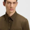 Relaxed-fit shirt in soft twill