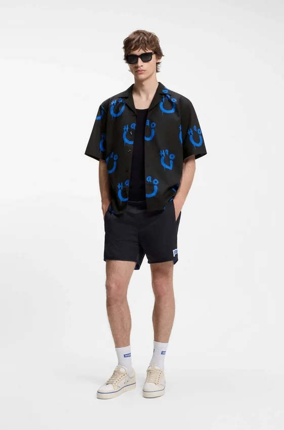 Relaxed-fit shirt with logo print Relaxed-fit shirt with logo print