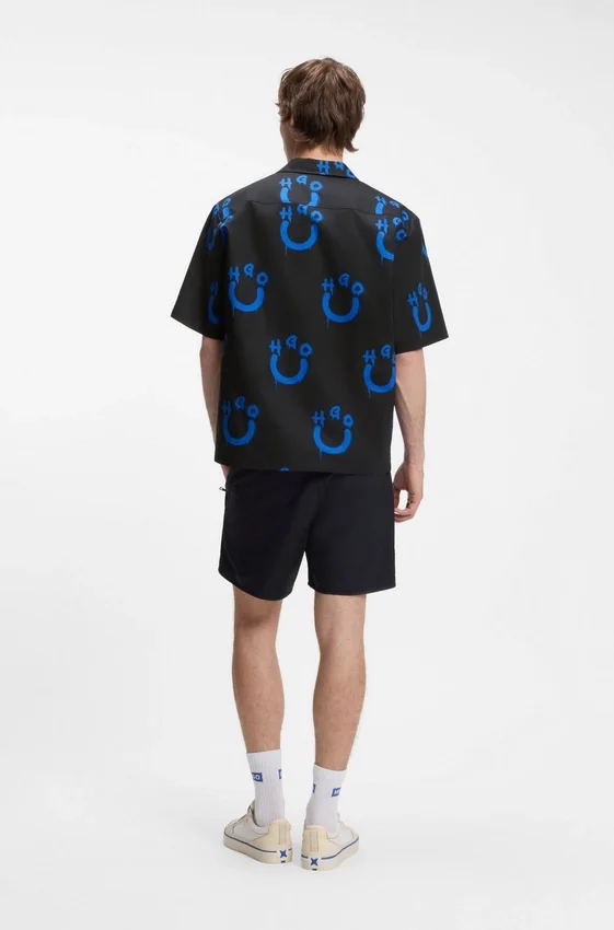 Relaxed-fit shirt with logo print Relaxed-fit shirt with logo print