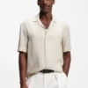 Relaxed-fit shirt with mosaic print