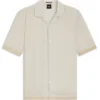 Relaxed-fit shirt with mosaic print