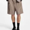 Relaxed-fit shorts in stretch-cotton twill