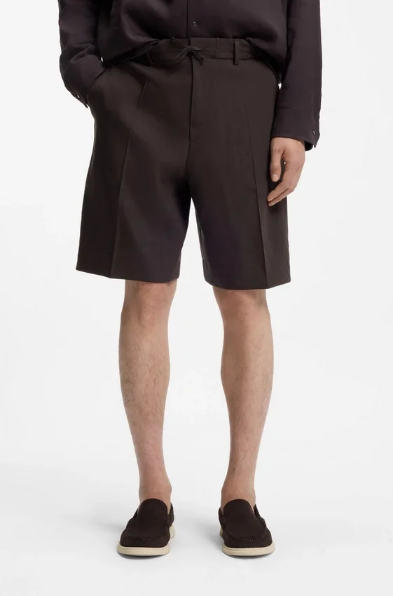 Relaxed-fit shorts in Tech Linen Relaxed-fit shorts in Tech Linen