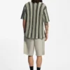 Relaxed-fit shorts with houndstooth pattern
