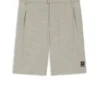 Relaxed-fit shorts with houndstooth pattern