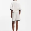 Relaxed-fit shorts with zigzag tape Relaxed-fit shorts with zigzag tape
