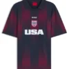 Relaxed-fit soccer T-shirt with nation detailing