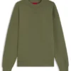 Relaxed-fit sweatshirt in cotton terry with logo detail