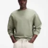 Relaxed-fit sweatshirt in cotton terry with logo detail