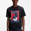 Relaxed-fit T-shirt in cotton with soccer artwork