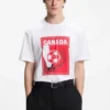Relaxed-fit T-shirt in cotton with soccer artwork