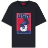 Relaxed-fit T-shirt in cotton with soccer artwork