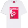 Relaxed-fit T-shirt in cotton with soccer artwork