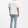 Relaxed-fit T-shirt in cotton with striped trims