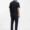 Relaxed-fit T-shirt in cotton with striped trims