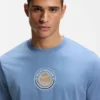 Relaxed-fit T-shirt in cotton with tennis artwork Relaxed-fit T-shirt in cotton with tennis artwork
