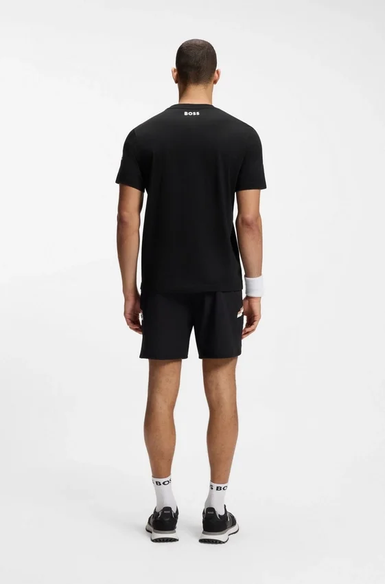 Relaxed-fit T-shirt in cotton with tennis artwork Relaxed-fit T-shirt in cotton with tennis artwork