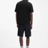 Relaxed-fit T-shirt in interlock cotton with embroidered shoulders