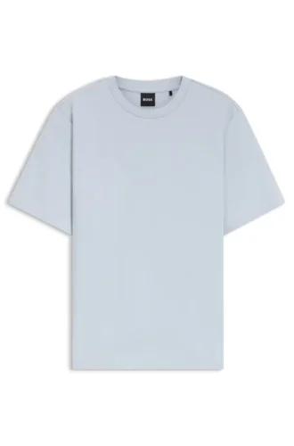 Relaxed-fit T-shirt in mercerized cotton