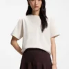 Relaxed-fit T-shirt in mercerized cotton