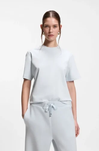 Relaxed-fit T-shirt in mercerized cotton Relaxed-fit T-shirt in mercerized cotton