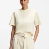 Relaxed-fit T-shirt in mercerized cotton