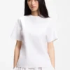 Relaxed-fit T-shirt in mercerized cotton
