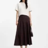 Relaxed-fit T-shirt in mercerized cotton