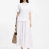 Relaxed-fit T-shirt in mercerized cotton