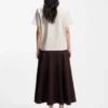 Relaxed-fit T-shirt in mercerized cotton