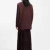 Relaxed-fit tailored blazer in virgin-wool blend